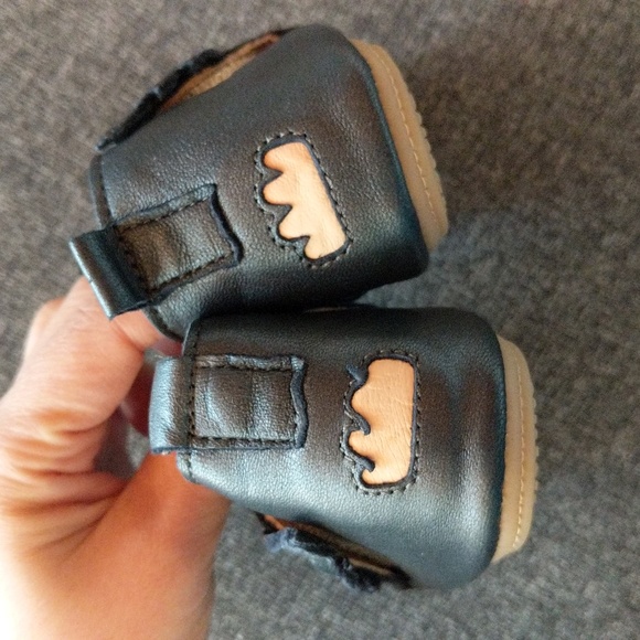 NWT EZPZ Baby IMOK Leather Shoes - Picture 6 of 12